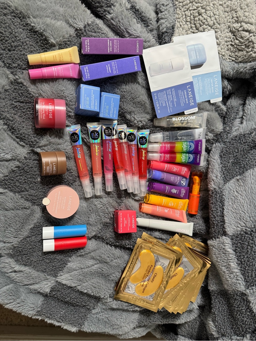 Laneige and miscellaneous lip/eye/face bundle- Mixed scents